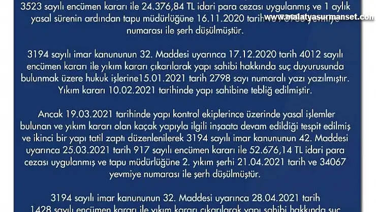 Çöken bina hakkında 2 kez yıkım şerhinin düşüldüğü ortaya çıktı