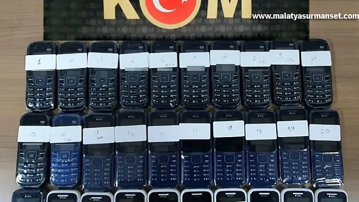 Çorum'da kaçak cep telefonu operasyonu
