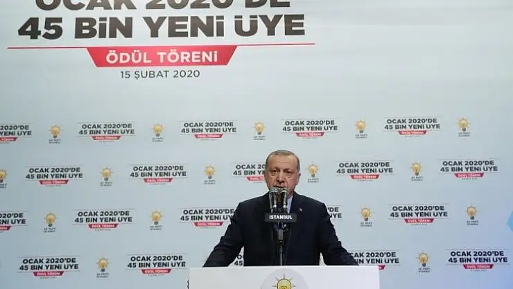 Cumhurbaşkanı Erdoğan: 'AK Parti ulusal bir coğrafyaya değil uluslararası bir coğrafyaya hitap eden bir partidir'