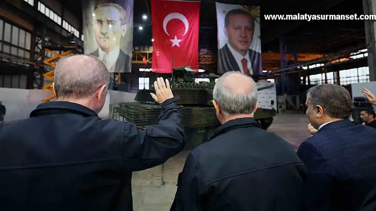 Cumhurbaşkanı Erdoğan, Altay Tankı'nın teslim törenine katıldı