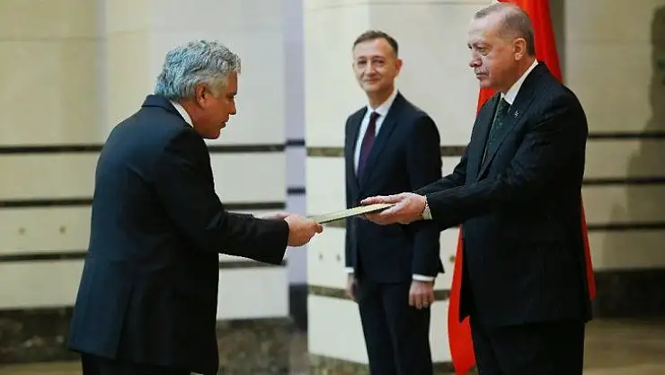 Cumhurbaşkanı Erdoğan, Brezilya Büyükelçisini kabul etti