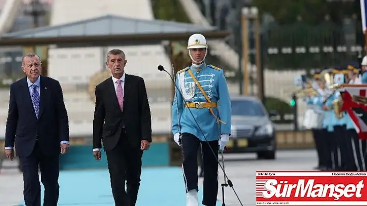 Cumhurbaşkanı Erdoğan, Çekya Başbakanı Babis'i resmi törenle karşıladı