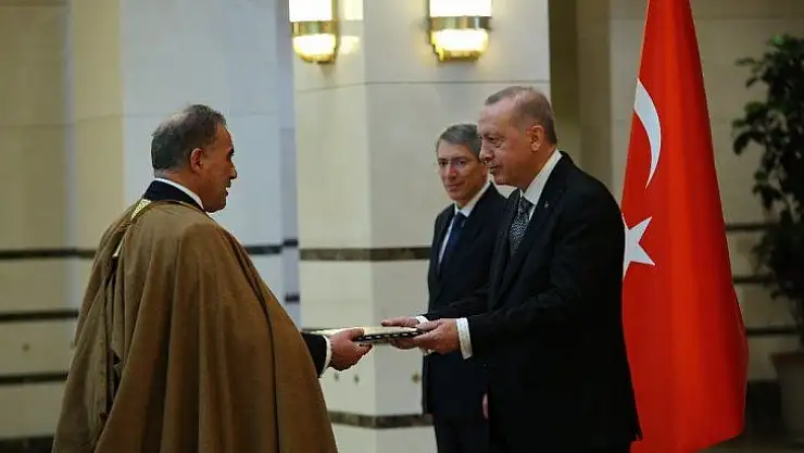 Cumhurbaşkanı Erdoğan, Cezayir Büyükelçisini kabul etti