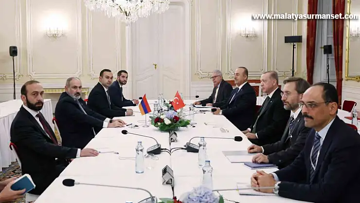 Cumhurbaşkanı Erdoğan, Ermenistan Başbakanı Paşinyan ile bir araya geldi