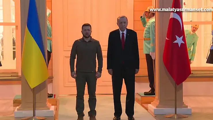 Cumhurbaşkanı Erdoğan ile Ukrayna Devlet Başkanı Zelenskiy'nin görüşmesi başladı