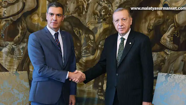 Cumhurbaşkanı Erdoğan, İspanya Başbakanı Sanchez'i kabul etti