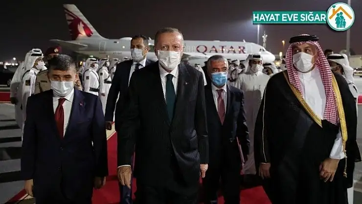 Cumhurbaşkanı Erdoğan Katar'dan ayrıldı