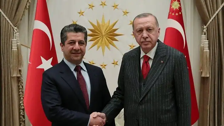 Cumhurbaşkanı Erdoğan, Mesrur Barzani'yi kabul etti