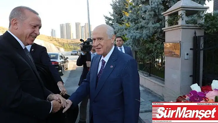 Cumhurbaşkanı Erdoğan, MHP Lideri Bahçeli'yi ziyaret etti