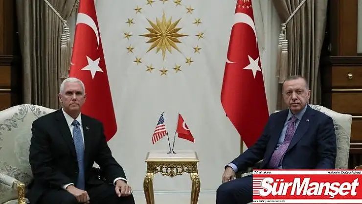 Cumhurbaşkanı Erdoğan Pence'i kabul ediyor