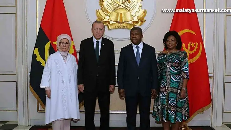 Cumhurbaşkanı Erdoğan ve Angola Devlet Başkanı Lourenço baş başa görüştü