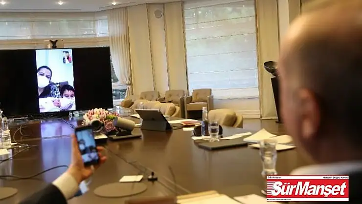 Cumhurbaşkanı Erdoğan'dan karantinadayken doğum yapan kadına tebrik telefonu