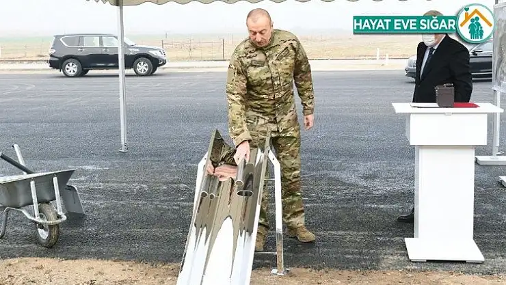 Cumhurbaşkanı İlham Aliyev, Horadiz-Ağbend demiryolunun temelini attı