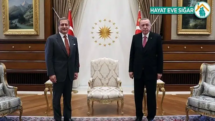 Cumhurbaşkanı Recep Tayyip Erdoğan, Burak Elmas'ı kabul etti