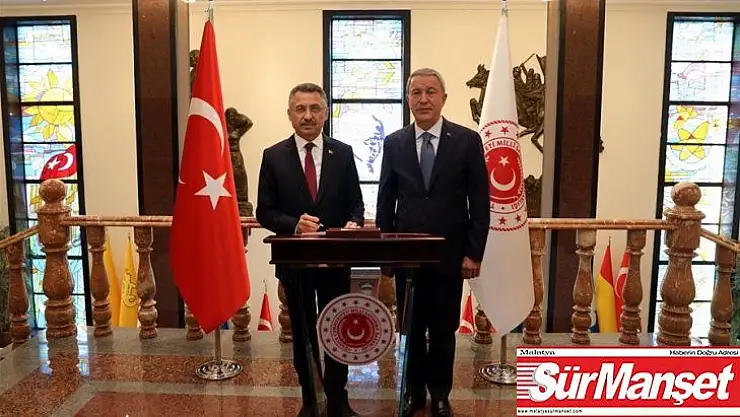Cumhurbaşkanı Yardımcısı Fuat Oktay'dan Bakan Akar'a ziyaret