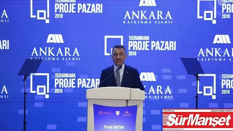 Cumhurbaşkanı Yardımcısı Oktay TechAnkara Proje Pazarı programında konuştu