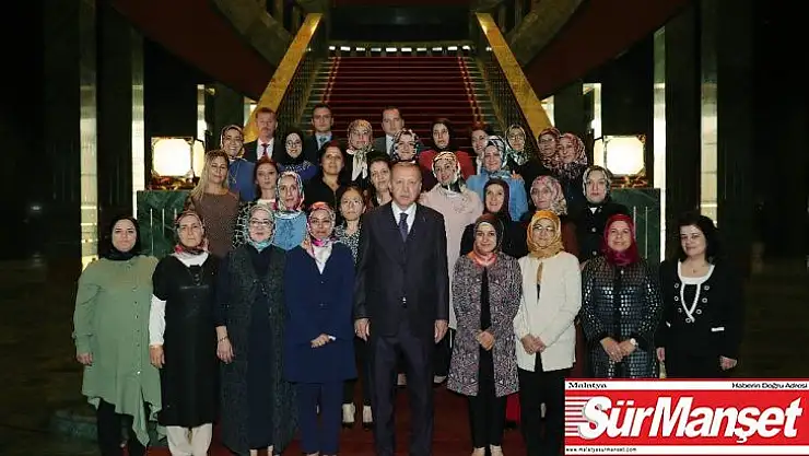 Cumhurbaşkanlığı Erdoğan halı dokuma fabrikasında çalışan kadınları kabul etti