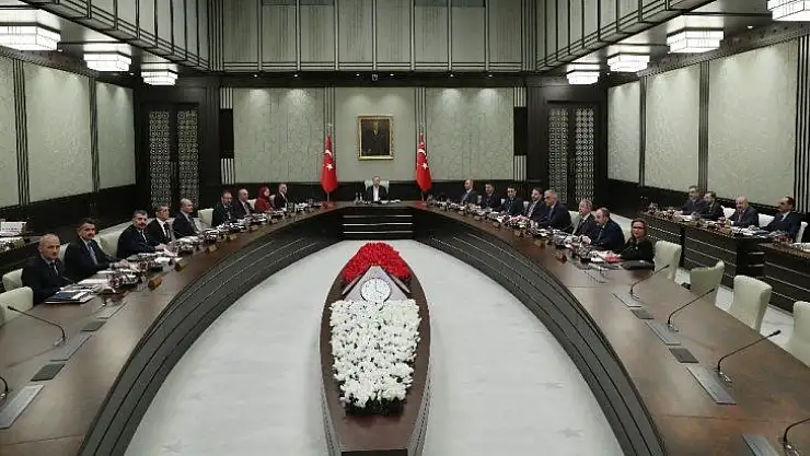 Cumhurbaşkanlığı Kabinesi, Cumhurbaşkanı Erdoğan başkanlığında Beştepe'de toplandı.