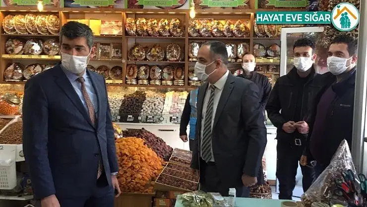 Darende'de korona denetimi
