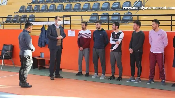 Darende'de POMEM adayları için fiziki yeterlilik kursu