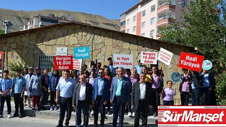 Darende'de sağlık için yürüyüş düzenlendi