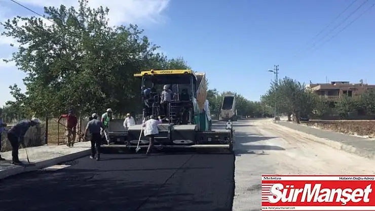 Dede Yolu'nda aşınan yollar asfaltlanıyor