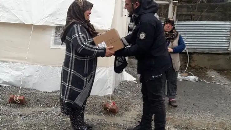 Deprem bölgesinde yağış ve soğuk uyarısı