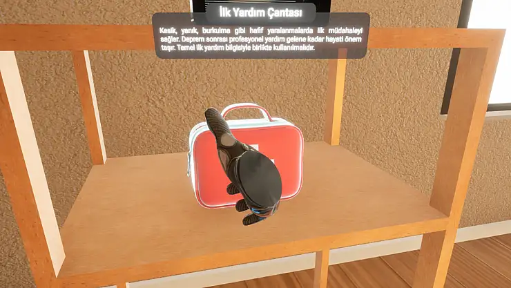 Deprem eğitimi sanal ortamda interaktif hale geldi