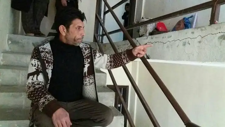 Depremin ardından Dicle'deki bazı binalarda çatlaklar oluştu