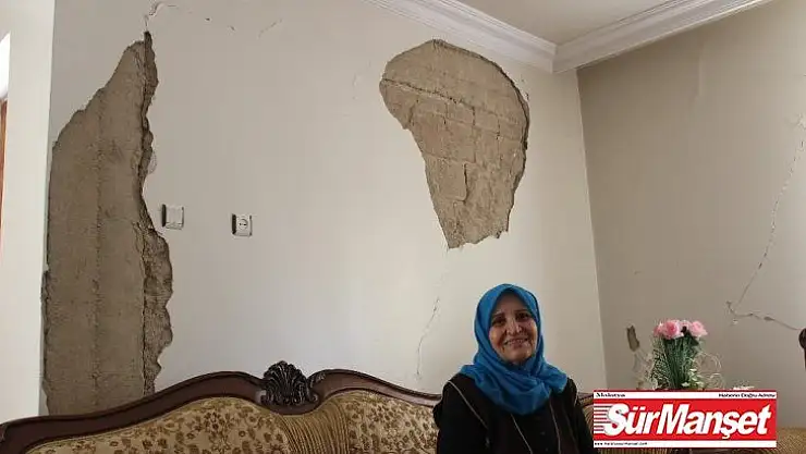 Depremzede evi hasarlı olmasına rağmen 'evde kal' çağrısına uyuyor