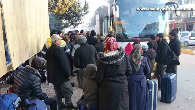 Depremzedeler Adıyaman'ı terk ediyor