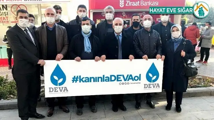DEVA Partisinden Kızılay'a Kan Bağışı Kampanyası