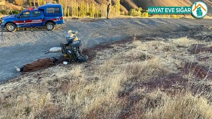 Devrilen ATV'nin sürücüsü öldü