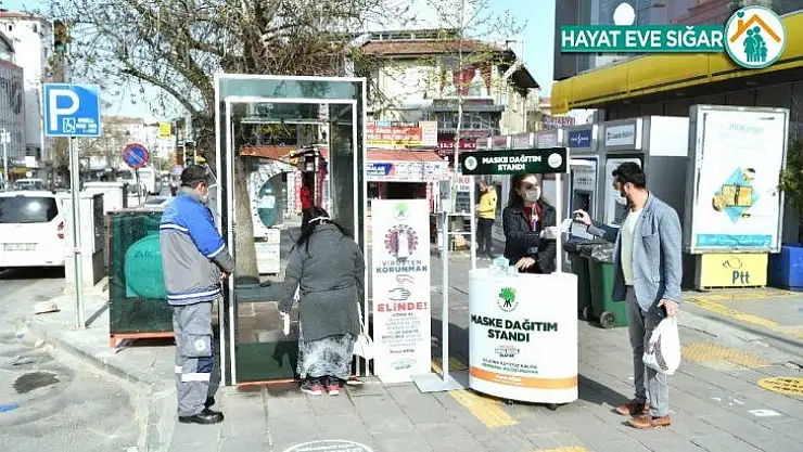 Dikimevi'ne Yaya Dezenfektan Tüneli