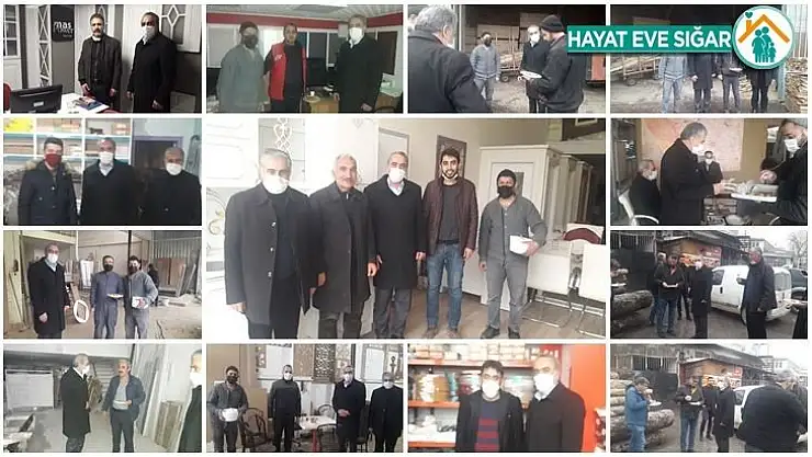 Diriliş Hareketi, Ağaç Sanayi Esnaflarına Tatlı İkramında Bulundu