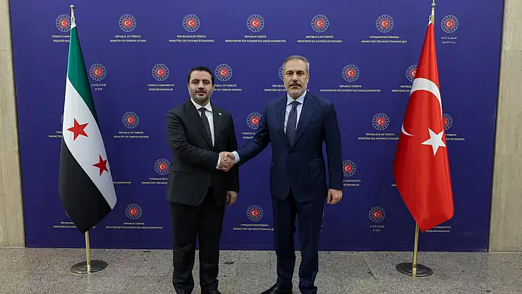 Dışişleri Bakanı Fidan, Suriyeli mevkidaşı Şeybani ile görüştü