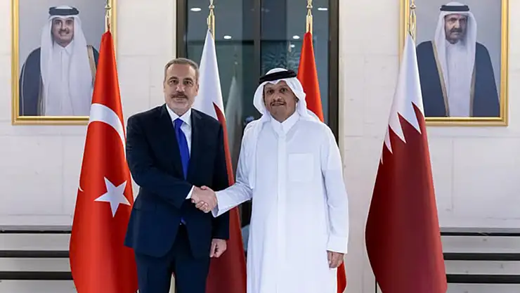 Dışişleri Bakanı Hakan Fidan Katarlı mevkidaşı ile görüştü