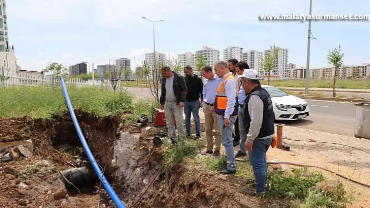 DİSKİ'den yeni imar alanlarına içme suyu hattı