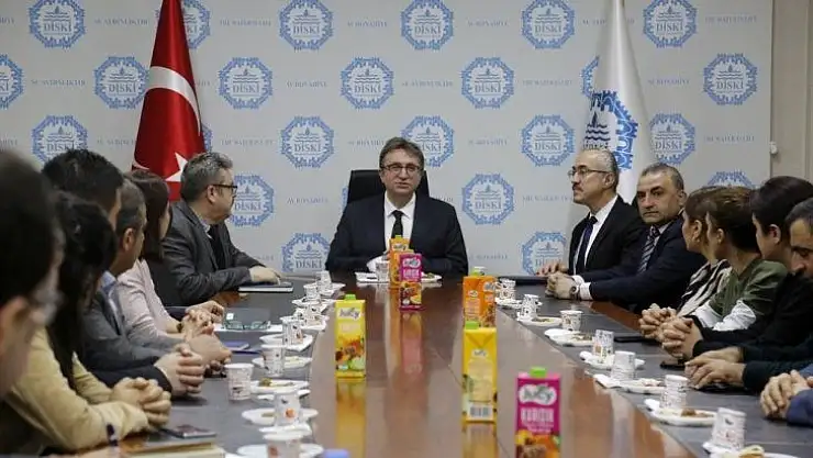 DİSKİ Genel Müdür Vekili Dr. Helvacı kurum personeli ile bir araya geldi