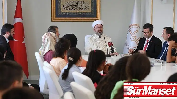 Diyanet İşleri Başkanı Erbaş: 'İslam, güzel ahlakı dünyaya yaymayı emreder'