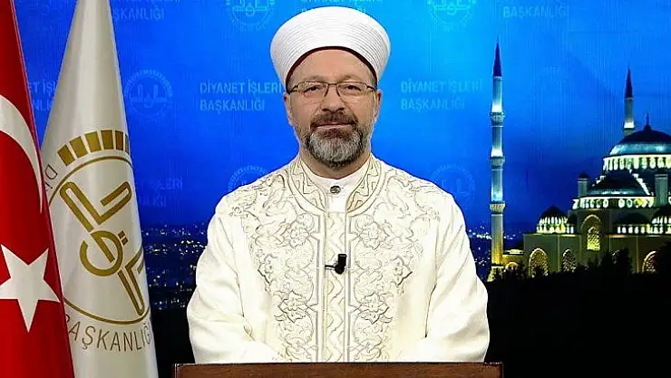 Diyanet İşleri Başkanı Erbaş'tan Regaip Kandili mesajı