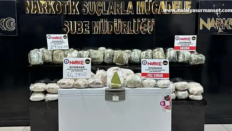 Diyarbakır'da 2022 yılında tonlarca uyuşturucu ele geçirildi: 980 kişi tutuklandı