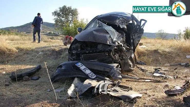 Diyarbakır'da bayram dönüşü feci kaza: 1 ölü, 5 yaralı