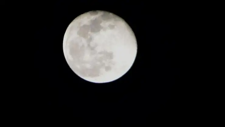 Diyarbakır'da dolunayın görsel şovu