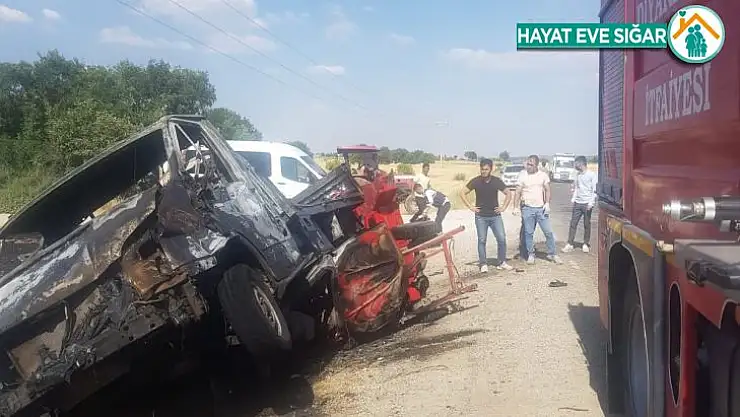 Diyarbakır'da feci kaza: 1 ölü, 7 yaralı