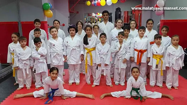 Diyarbakır'da Karate Kuşak Terfi sınavı yapıldı