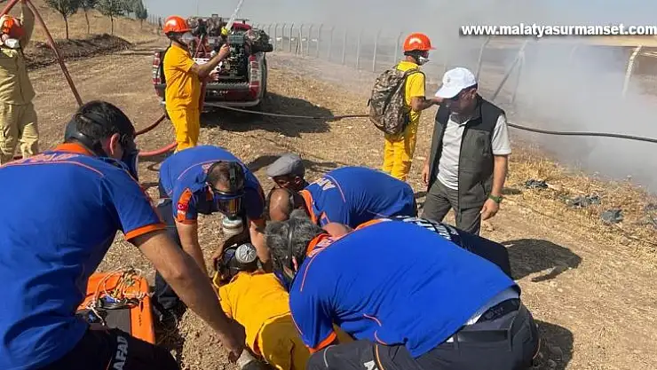 Diyarbakır'da orman yangını tatbikatı gerçeğini aratmadı