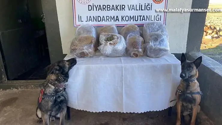Diyarbakır'da otobüsün bagajında taşınan mini buzdolabında 28 kilogram esrar çıktı