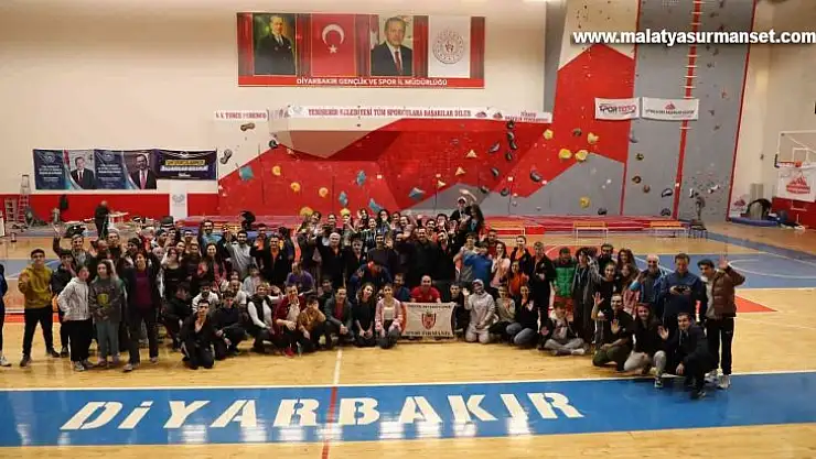 Diyarbakır'da Tırmanış Türkiye Şampiyonası düzenlendi