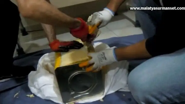 Diyarbakır'da yağ tenekesi içinde 7 kilo uyuşturucu ele geçirildi